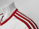 1986 season Manchester United white long sleeve