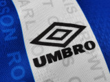 1994-96 Manchester United away blue jersey