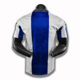1994-96 Manchester United away blue jersey