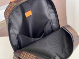 LOUIS VUITTON Backpack Brown Calfskin