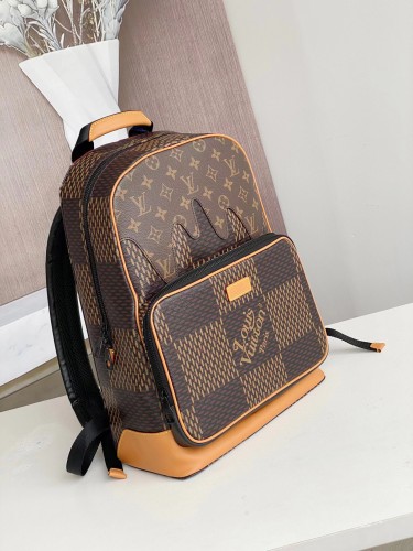 LOUIS VUITTON Backpack Brown Calfskin