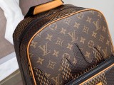 LOUIS VUITTON Backpack Brown Calfskin