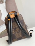LOUIS VUITTON Backpack Brown Calfskin