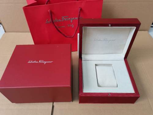 Ferragamo watch box red