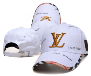 LOUIS VUITTON White duck tongue cap