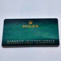Customized card, three-dimensional engraving and coding, Rolex.