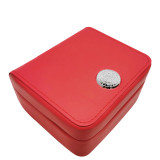 Omega Red Leather Watch Box Full Set as collection or gift or display box