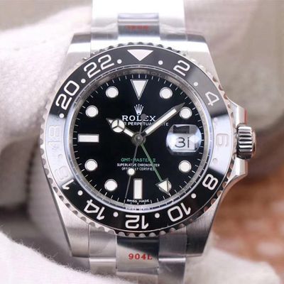 Replica Rolex GMT Master II 116710LN-78200 1:1 Best V11 Black Dial Swiss ETA3186