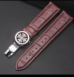 Patek Philippe Watch Strap Nautilus Leather pp Butterfly Buckle Men's 2021mm Cowhide Bracelet 5711 Accessories