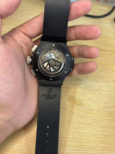 Replica Hublot Big Bang 44mm Full Ceramic Evolution Black Magic 1:1 Best HUB4104