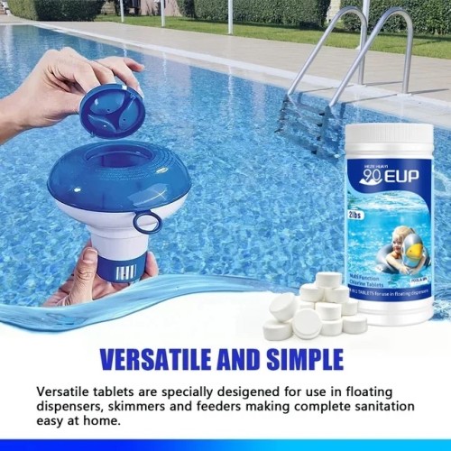 2lbs Pool&Spa 1-inch Chlorine Tablets, for Swimming Pool and Spa Use, 2lb