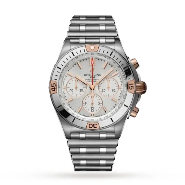Breitling Chronomat Tama'ita'i Otometi Silver Stainless Steel Watch IB0134101G1A1