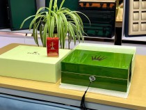 Rolex Green Lacquer 10 Multi Watch Box Wood Storage Case Datejust Daydate Oyster