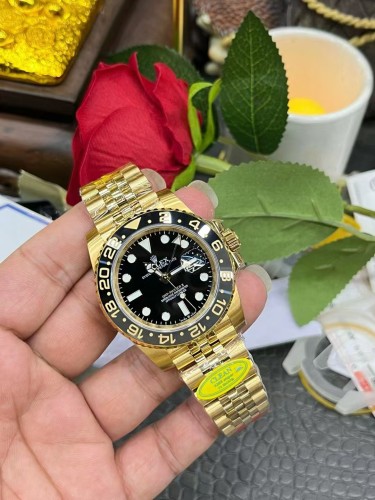 Rolex GMT Master II M126718GRNR-0001 Gold Watch