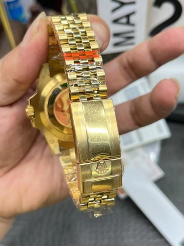 Rolex GMT Master II M126718GRNR-0001 Gold Watch