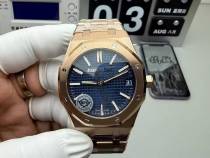 Audemars Piguet Royal Oak 41mm Rose Gold Blue Dial Automatic Watch