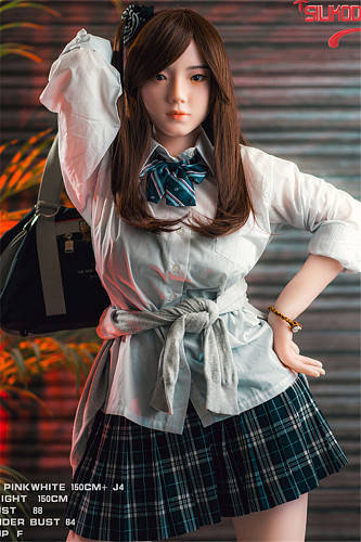 SilikoDoll J4 150cm Fカップ 爆乳 制服系 ラブドール 最高級 シリコン製 等身大エロ人形