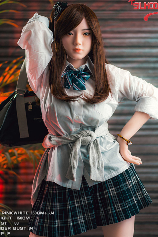 SilikoDoll J4 150cm Fカップ 爆乳 制服系 ラブドール 最高級 シリコン製 等身大エロ人形