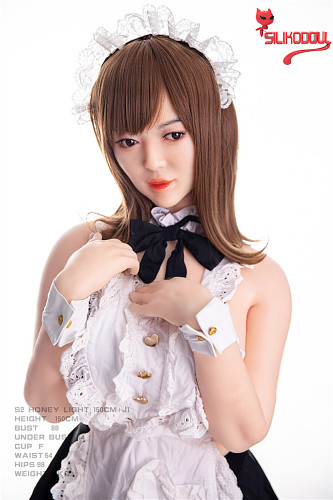SilikoDoll J1 150cm Fカップ ラブドール 爆乳メイドー コスプレ ダッチワイフ シリコン製