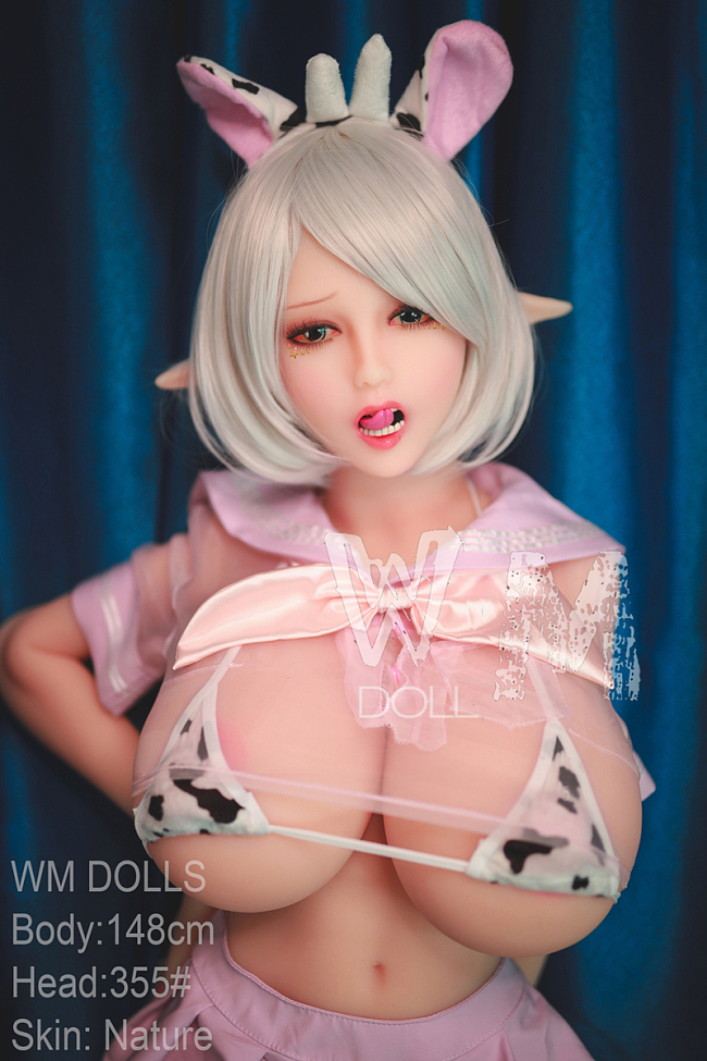 WM Doll ラブドール 148cm Lカップ 超乳 #355ヘッド ELF ears 三つのヴァギナ付き リアルドール TPE製