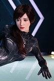 コスプレ セックスドール 高級シリコン 黒髪美少女 フューチャリスティックなテクノ少女 rzrdoll人造人 Lisa 170cm No.13 Cカップ 究極版