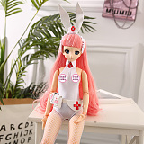 Mini Doll 小型ラブドール セックス可能 58cm普通乳 BJD M3ヘッド 53cm-75cm身長選択可能