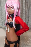 Aotume Doll #20 アニメラブドール 135cm AAカップ 細身タイプ TPE製 小麦肌 等身大リアルドール 【掲載画像のボディは既に生産終了】