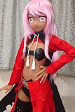 Aotume Doll #20 アニメラブドール 135cm AAカップ 細身タイプ TPE製 小麦肌 等身大リアルドール 【掲載画像のボディは既に生産終了】