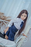 WAXDOLL ラブドール  108cm バスト平 #Molly シリコン製頭部+TPEボディ 睫毛と眉毛植毛加工