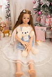 WAXDOLL ラブドール  108cm バスト平 #mimi シリコン製頭部+TPEボディ 睫毛と眉毛植毛加工