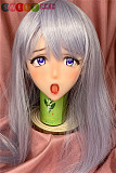 グレー髪ドールヘッド realgirl
