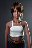 AXB Doll ラブドール 130cm バスト平 貧乳 #16 TPE製 褐色肌 ダッチワイフ