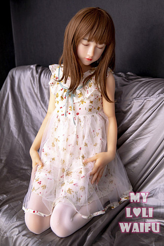 My Loli Waifu 莉子Riko 目を閉じた美少女 ダッチ人形 138cm AAカップ シリコンヘッド+TPEボディ つむり目ラブドール