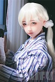 TPE製セックス人形 銀髪ツインテール 138cm陽葵
