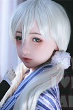 TPE製エロドール 銀髪ツインテール 138cm陽葵
