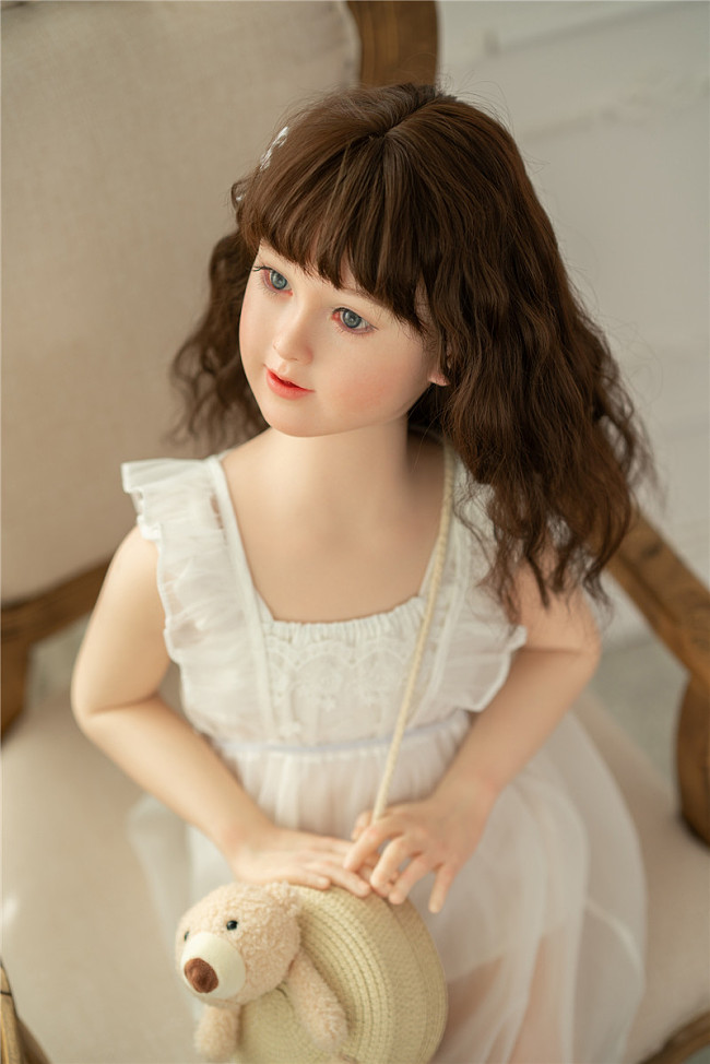 WAXDOLL ラブドール 110cm バスト平 G34ヘッド リアルメイク付き フルシリコン製