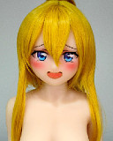 Real Girl A3 笑顔 二 次元 ラブドール 鈴華 146cm 銀髪 短髪 キャラ アニメ ダッチワイフ tpe製