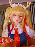 Aotume Doll 135cm AAカップ 豊潤タイプ #52 と 155cm Fカップ #51 アニメラブドール 【掲載画像の135ボディは既に生産終了】