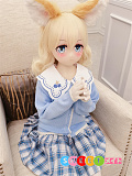 Aotume Doll#67 アニメラブドール 135cm AAカップ 細身タイプ TPE製 【掲載画像のボディは既に生産終了】