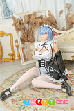 WAXDOLL #GD14R リアルラブドール等身大 155cm 普乳 Cカップ フルシリコン製 ダッチワイフ リゼロレム