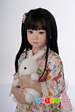 AXB Doll GB05R ラブドール 新型120cm 貧乳 掲載画像のボディはリアルメイク付き シリコン頭部+TPEボディ