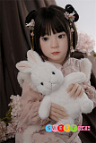 AXB Doll ラブドール 新型110cm バスト平 GB05Rヘッド 掲載画像のボディはリアルメイク付き 【シリコン製頭部+TPEボディ】