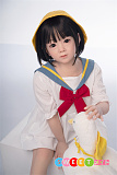 AXB Doll GB59 ラブドール 新型120cm 貧乳 掲載画像のボディはリアルメイク付き シリコン頭部+TPEボディ