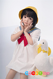 AXB Doll GB59 ラブドール 新型120cm 貧乳 掲載画像のボディはリアルメイク付き シリコン頭部+TPEボディ