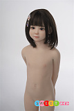 AXB Doll ラブドール 新型110cm バスト平TB02ヘッド 掲載画像のボディはリアルメイク付き 【シリコン製頭部+TPEボディ】