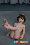 WAXDOLL ラブドール 110cm バスト平 G58ヘッド リアルメイク付き フルシリコン製