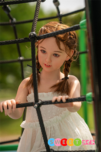 WAXDOLL ラブドール 110cm バスト平 G34-1ヘッド リアルメイク付き フルシリコン製