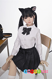 AXB Doll ラブドール 140cm バスト中 GE15 (Momo)ヘッド 掲載画像のボデはリアルメイク付き【シリコン製頭部+TPEボディ】