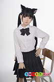 AXB Doll ラブドール 140cm バスト中 GE15 (Momo)ヘッド 掲載画像のボデはリアルメイク付き【シリコン製頭部+TPEボディ】