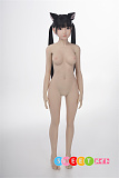 AXB Doll ラブドール 140cm バスト中 GE15 (Momo)ヘッド 掲載画像のボデはリアルメイク付き【シリコン製頭部+TPEボディ】